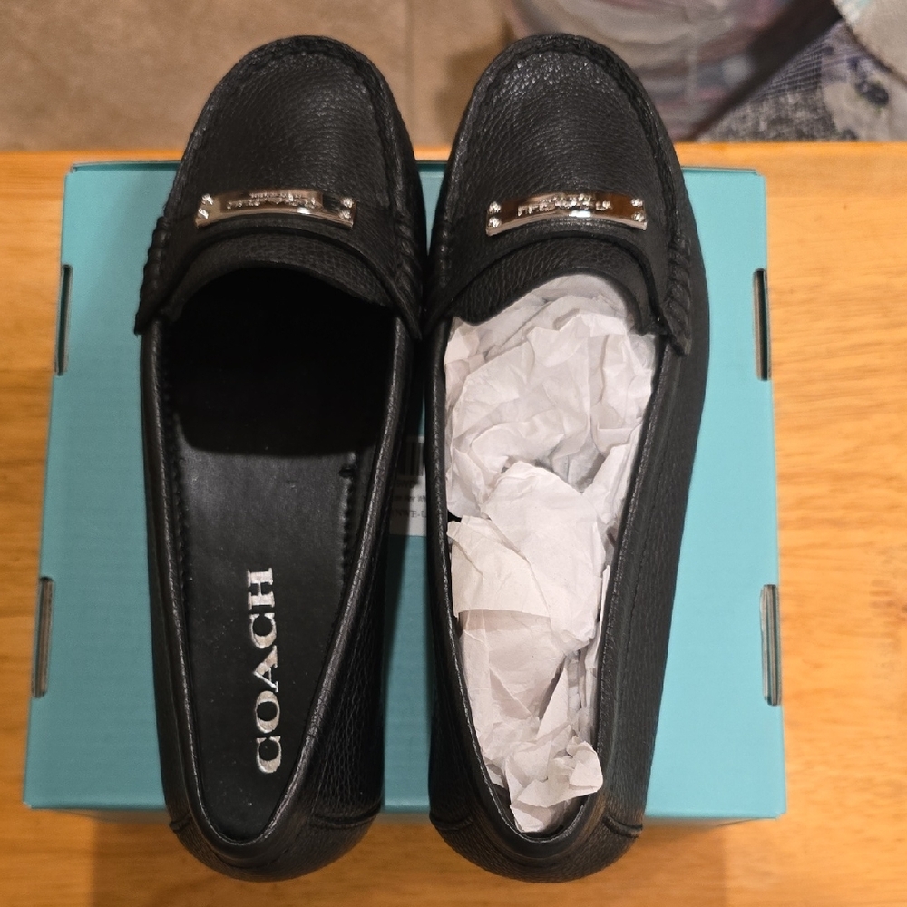 Coach Women's Black Loafers